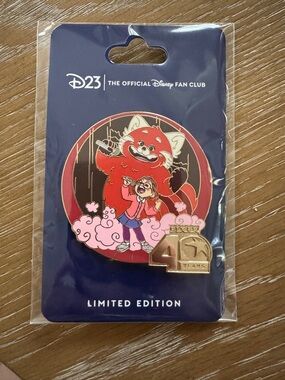 D23-Exclusive Turning Red Pin– Pixar Animation Studios 40th Anniversary – LE1000